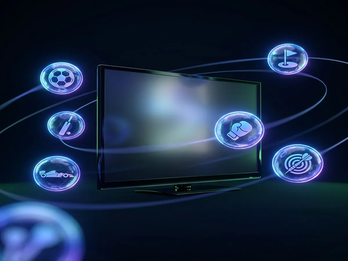 Live sports channel coverage on HiperTV UK IPTV